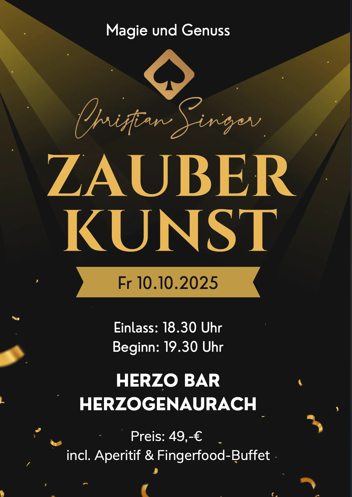 Neuigkeiten Christian Singer Zauberkunst