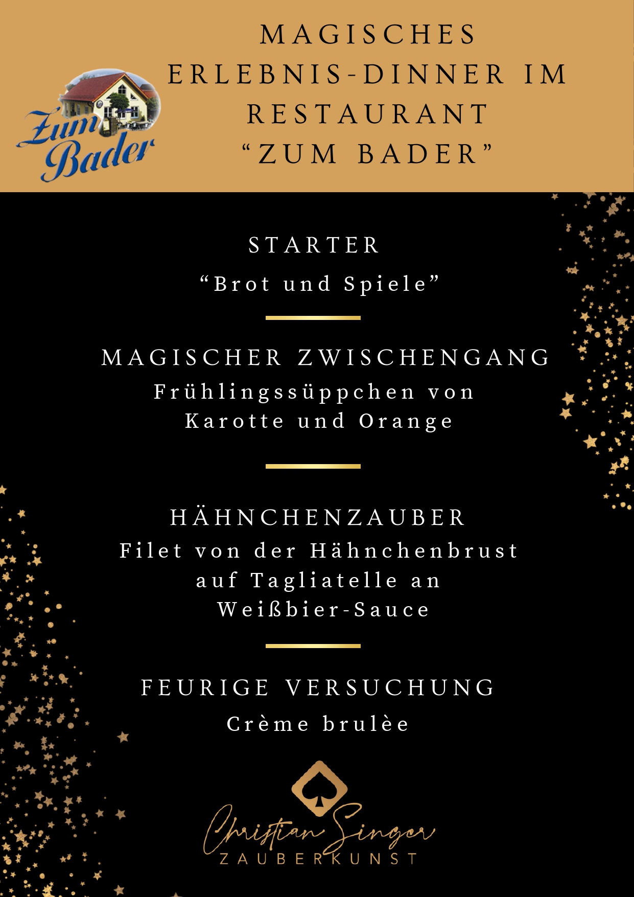 Neuigkeiten Christian Singer Zauberkunst